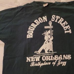 Bourbon street new Orleans early 90s vintage tee